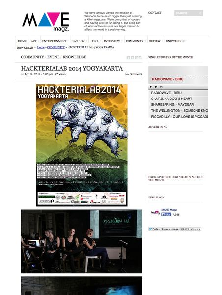 File:Screen Shot Artikel HackteriaLab 2014 Yogyakarta.jpg