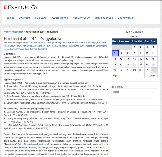 File:Screen Shot Artikel HackteriaLab 2014 – Yogyakarta di .jpg