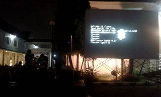 Performans andreas siagian & budi prakosa - pembukaan ok video festival 2013 01.jpg