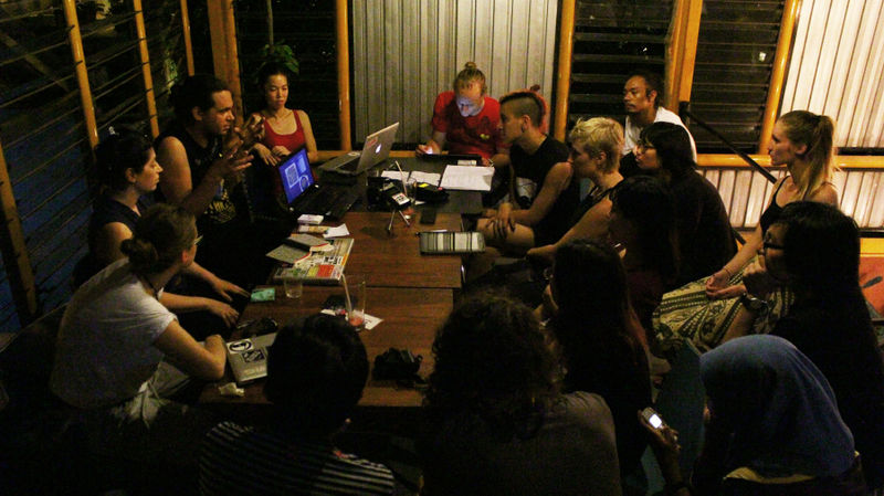 File:Gjino Sutic dalam sebuah lokakarya HUM ALGA tentang keabadian mahluk hidup.jpg