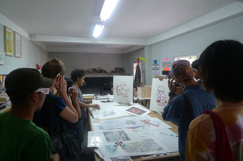 File:BCS on tour Yogyakarta - Studio Visit Krack Studio 01.jpg